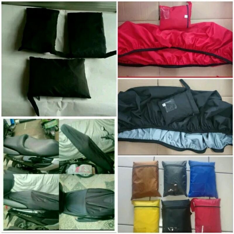 Aksesoris Cover Jok / Sarung Jok Motor Nmax Aerox Pcx Vespa Lexi Vario Dll