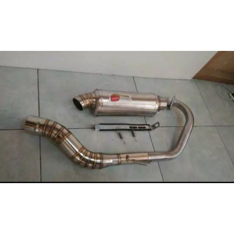 kenalpot cld monster for satria fu vixion tiger bison r15 dll