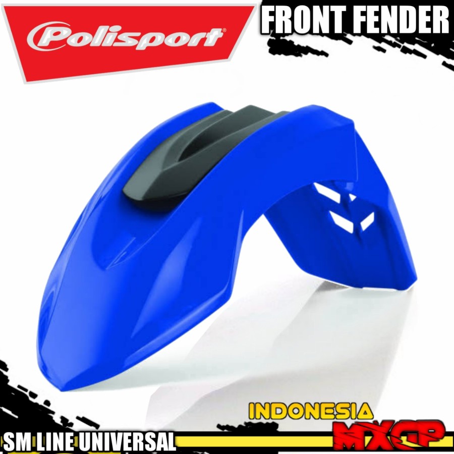 POLISPORT SM LINE UNIVERSAL Front Fender - Spakbor Depan Adventure Enduro Sumo Supermoto Motocross O