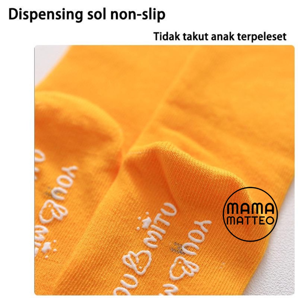 Kaos Kaki Panjang Bayi 0-2 Tahun / Anti Slip / Long Socks Motif Animal Lucu Bear / Rabbit / Fox / Owl