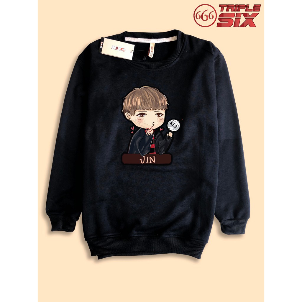 Sweater Sweatshirt Kpop BTS Jin Chibi
