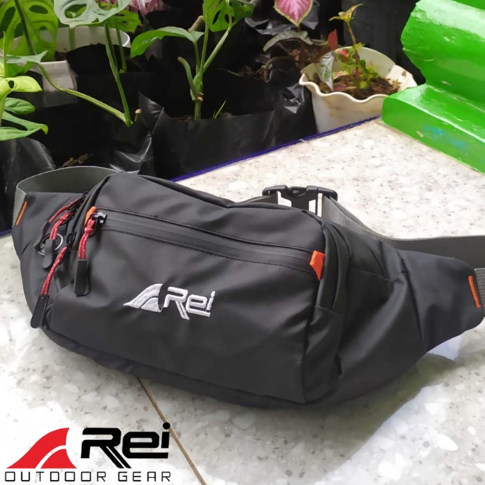 promo-Tas Selempang Pria Wanita Rei Original Waistbag Tahan Air/Tas Waistbag pria/tas Selempang Bahu