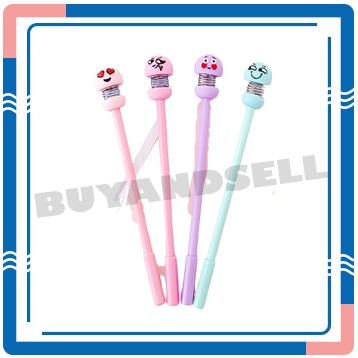 

BUYANDSELL(COD) Pena Per Emoji Warna Warni Colorful Emoji Spring Pen Murah Produk Import U09