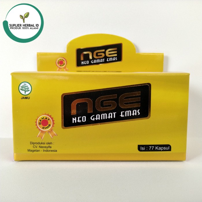 

NGE Neo Gamat Emas 77 Kapsul - Herbal - Halal - Kesehatan