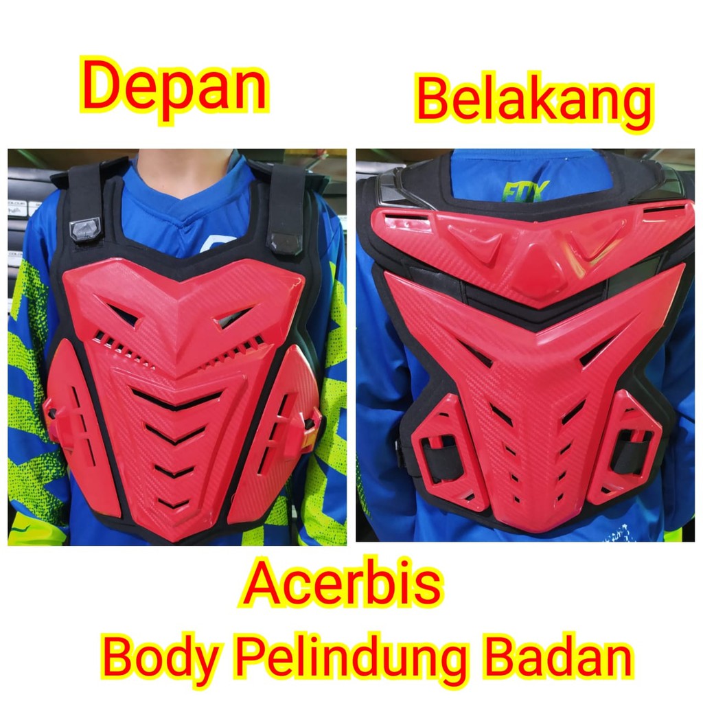 body protector cross - body protector trail - pelindung tubuh atau badan cross trail