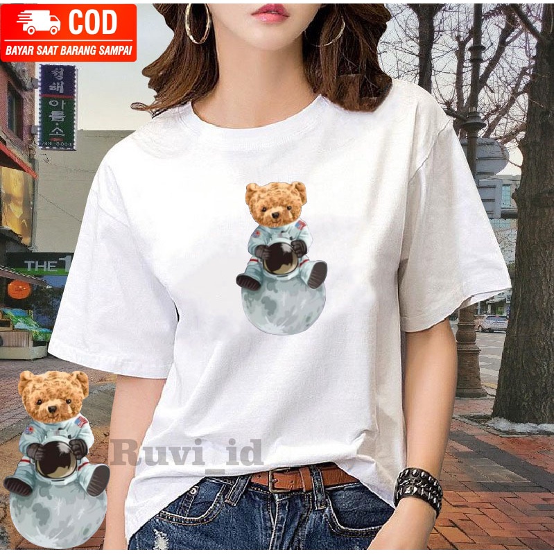 Ruvi_id-KAOS DISTRO / BELI 3 GRATIS HEADSET EXTRA BAS / KAOS BERUANG BULAN KEKINIAN / KAOS WANITA / KAOS VIRAL / KAOS KATUN COMBED / KAOS WANITA IMPORT / KAOS REMAJA / KAOS WANITA OVERSIZE /KAOS OBLONG / KAOS WANITA KOREA / KAOS JUMBO / KAOS WANITA DEWASA