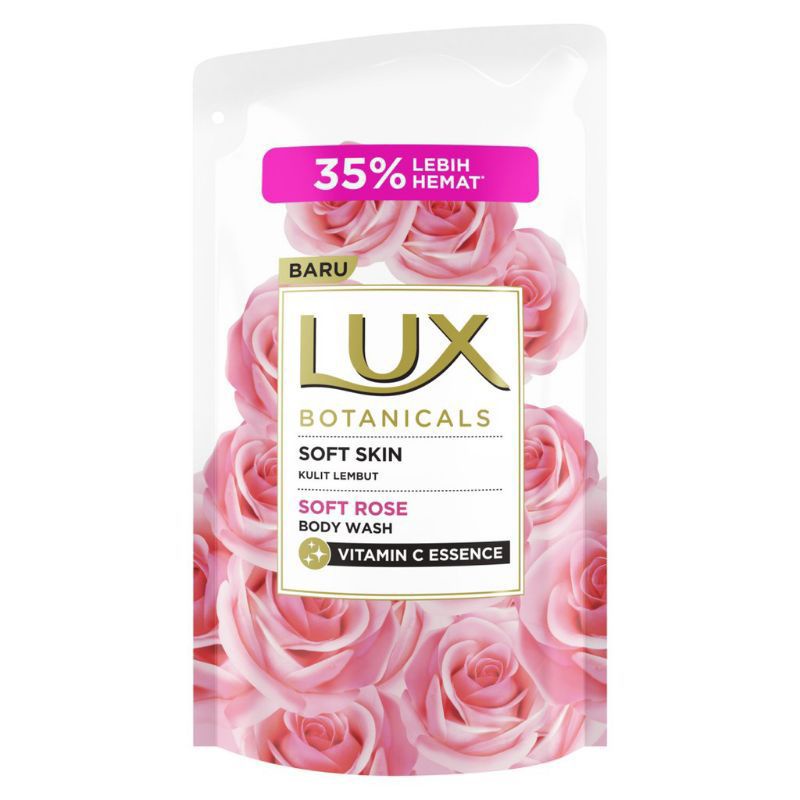 Lux Botanicals Sabun Mandi Cair Soft Rose 900 Ml - soft skin