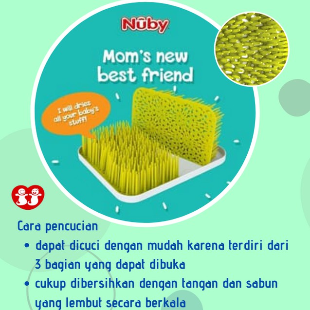 Nuby Turf Drying Rack - Green