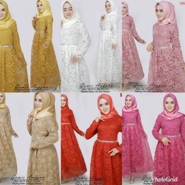 Realpic Maxi Brukat Anggun Original Butik