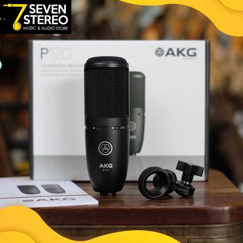 AKG P120 High Performance General Purpose Recording Microphone - Mic Condenser