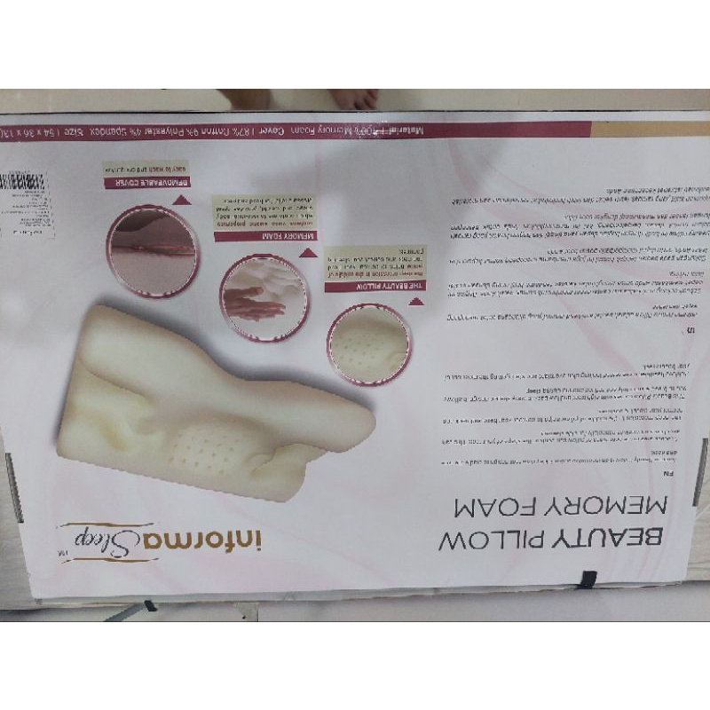 beauty pillow memory foam informa