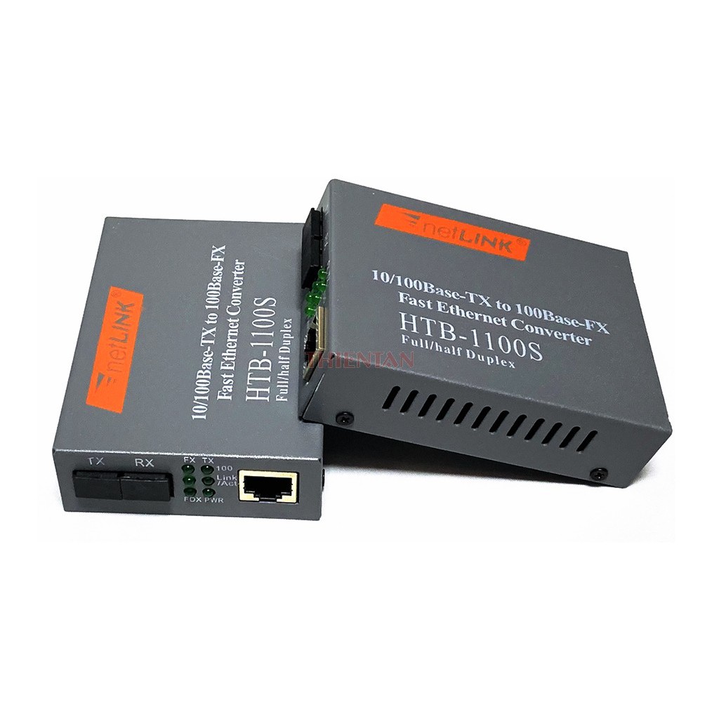 Netlink HTB 3100 10/100 A/B Fiber Optic Media Converter - Sepasang