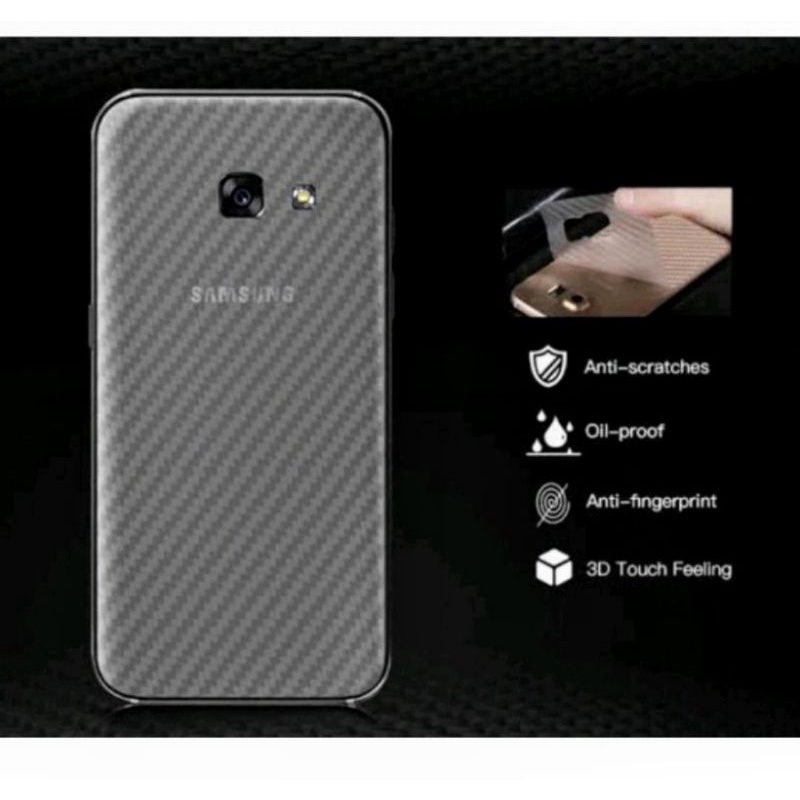 SKIN KARBON SAMSUNG A7 2015 A7 2016 A7 2018 A8 START A8 2018 A8 PLUS A9 2018 SKIN KARBON ANTI GORES 