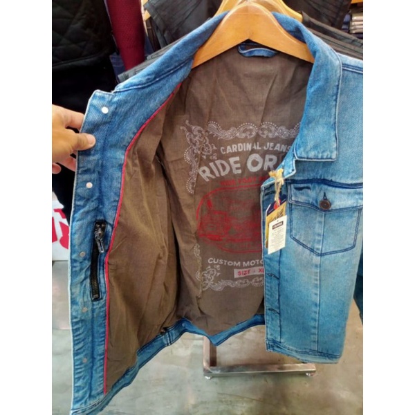 JAKET JEANS PRIA CARDINAL ORIGINAL JEANS ASLI JAKET JEANS ORIGINAL CARDINAL