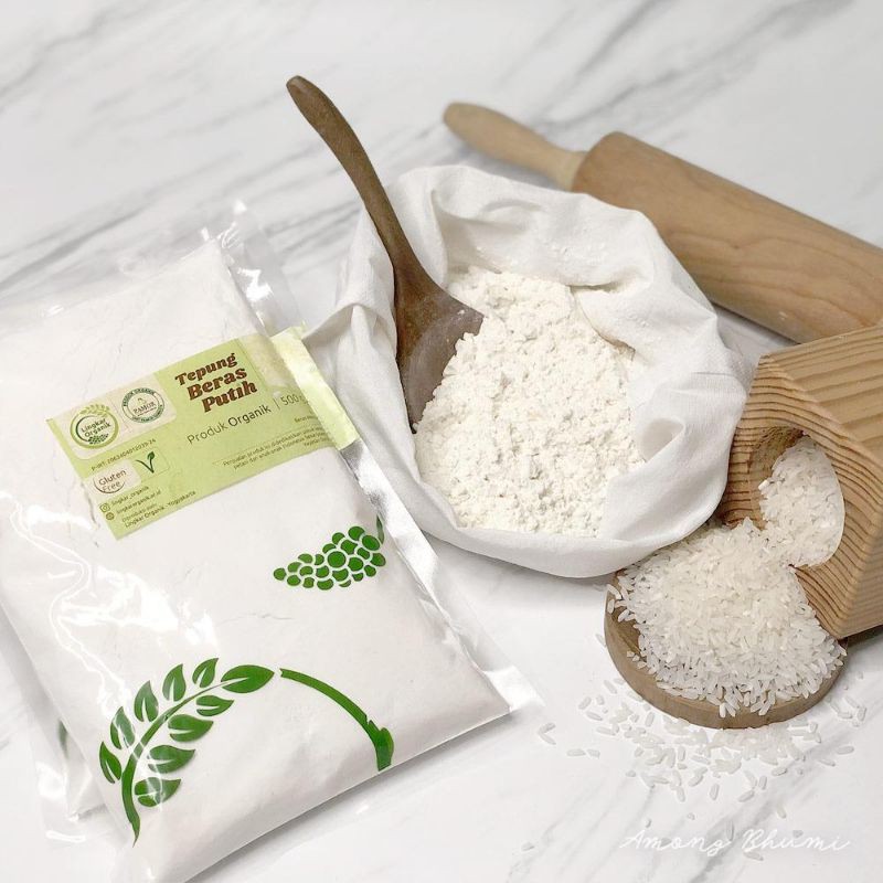 

Tepung Beras Putih Gluten Free Lingkar Organik 500g