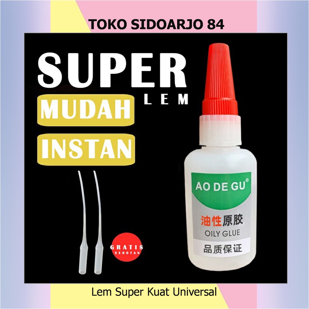 Lem Super Glue Serbaguna Cairan Super Perekat Kuat Lem Korea G Lem Sepatu Lem Setan