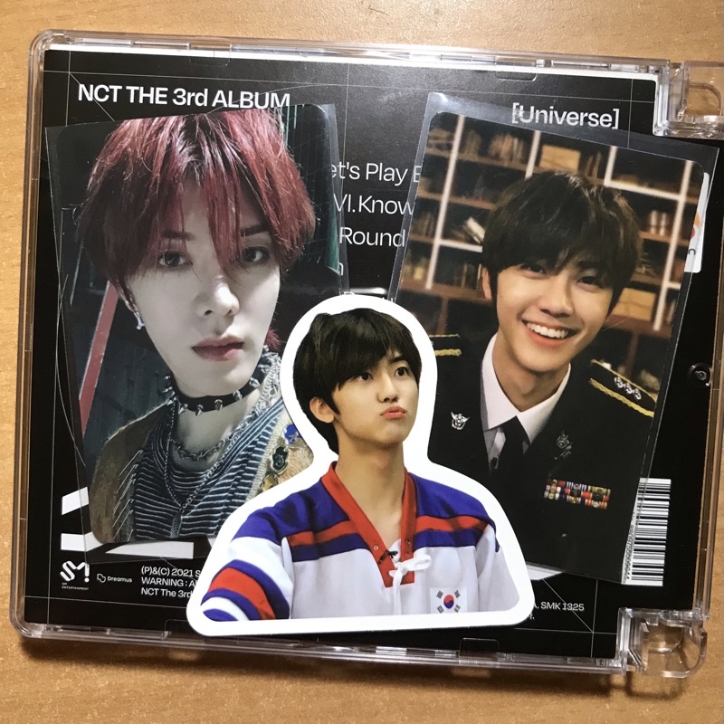 JAEMIN POLICE STICKER PUFF YUTA UNIVERSE SET