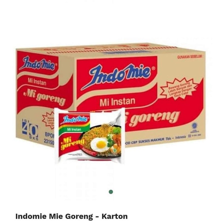 

indomie goreng 1 dus isi 40 pcs