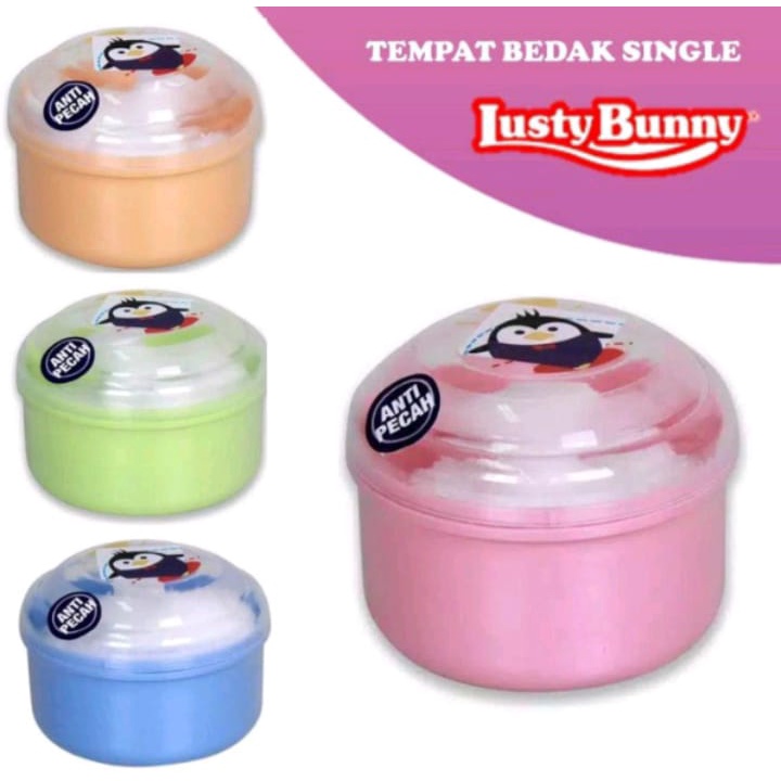 Tempat Bedak Anti Pecah Lusty Bunny anti sekat LB-01