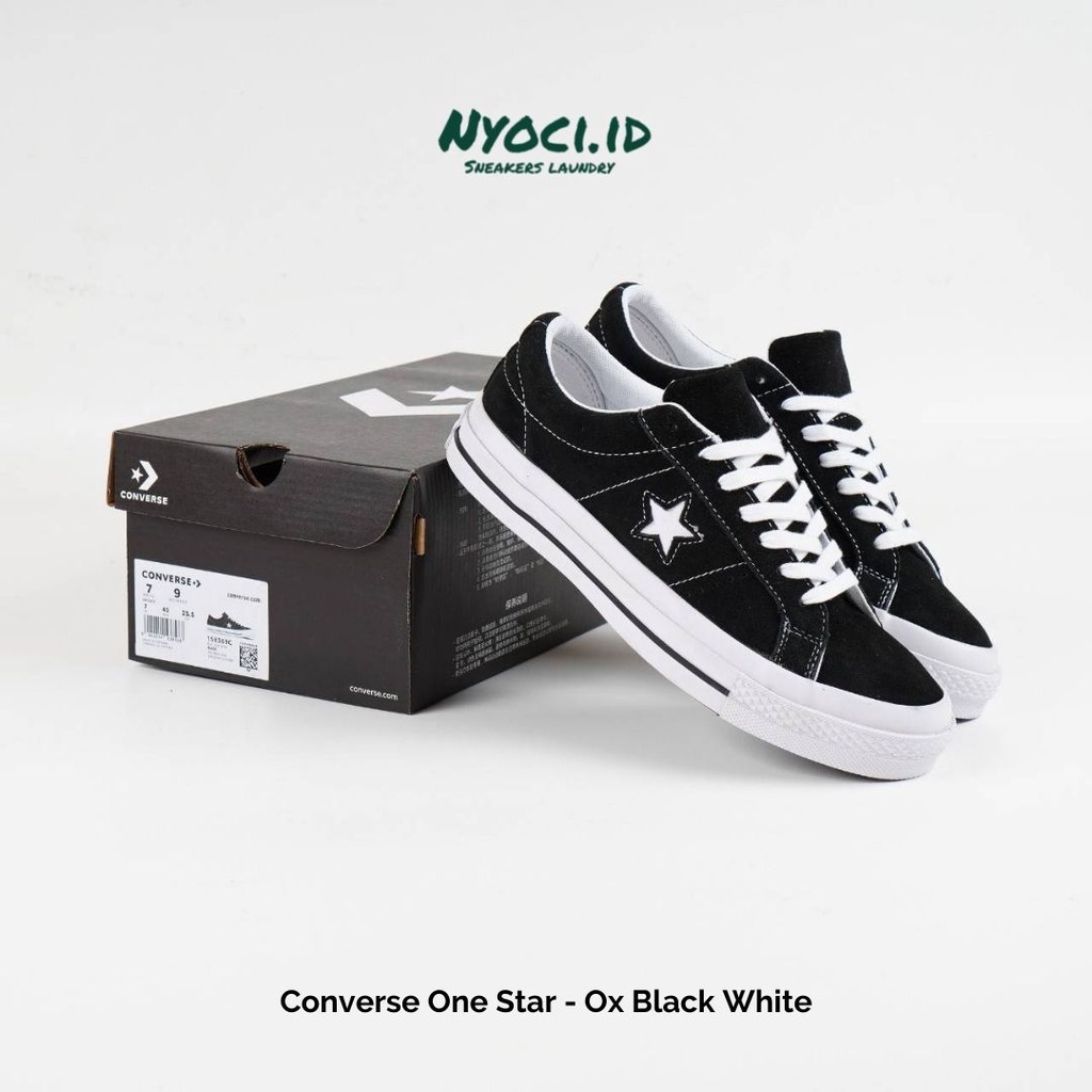 Converse One Star - Ox Black White