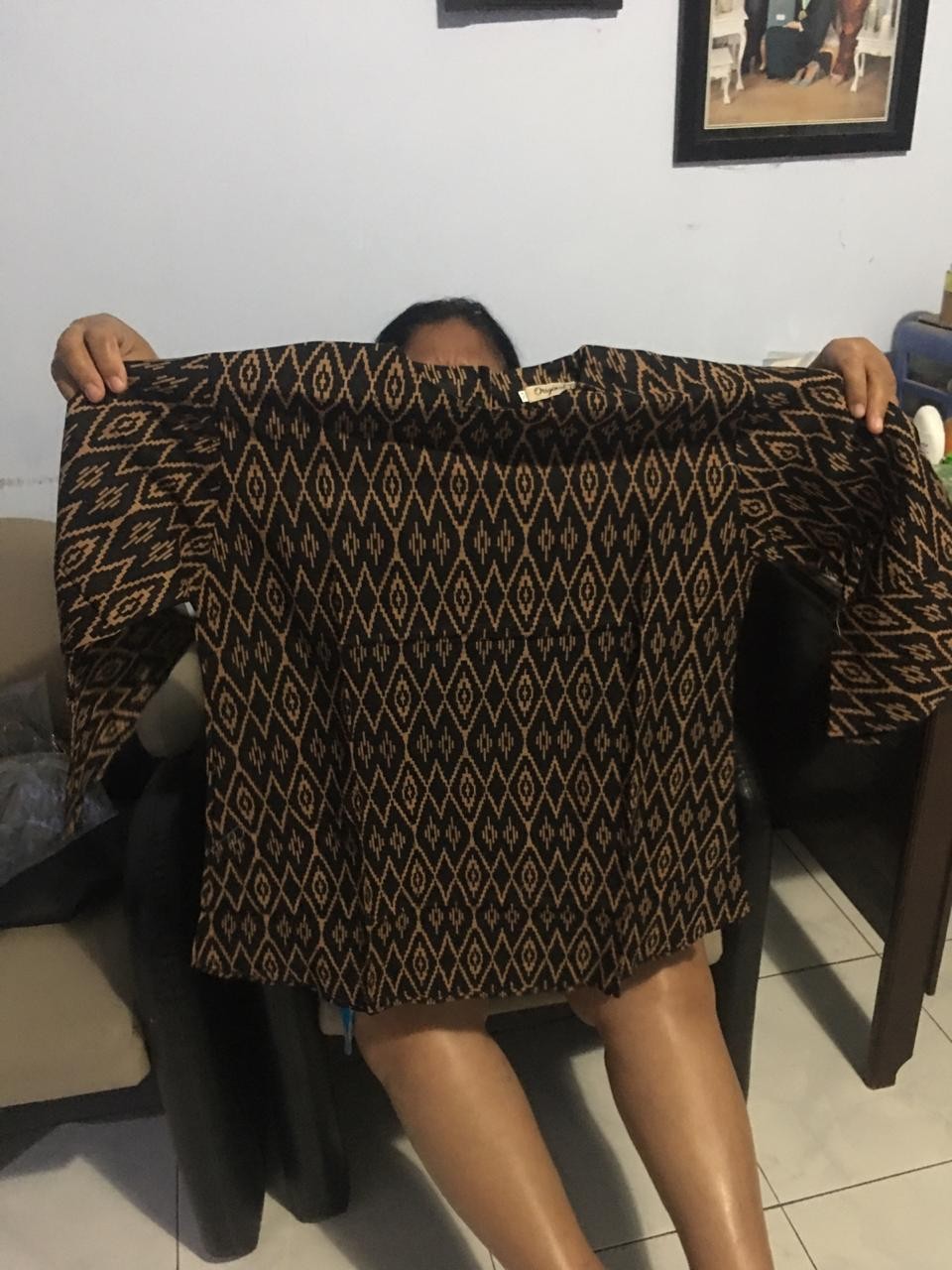 Bswbatik Hrb026 Kenongo Hem Pendek Padi Pekalongan M L Xl Batik Pria Murah Modern Grosir