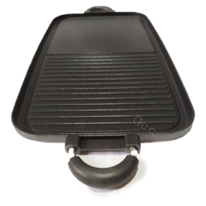 Alat Panggangan Multi Grill Pan Wajan BBQ Anti Lengket Persegi Panjang 47cm