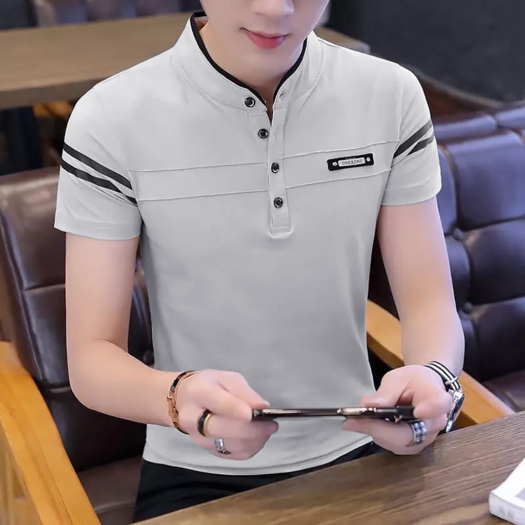 KIYOWO-Baju Distro Felix Pria Lengan Pendek
