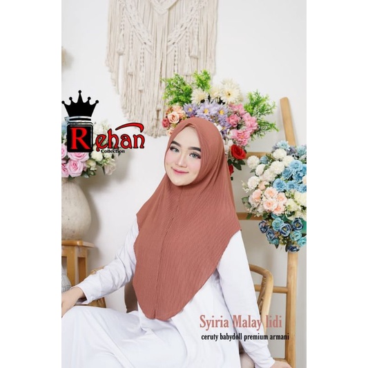 JILBAB PLISKET / SIRIA MALAY PLISKET LIDI / HIJAB PLISKET / KERUDUNG PLISKET /JILBAB INSTAN