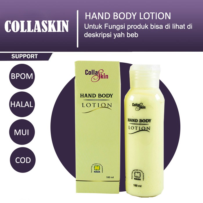 Collaskin hand Body Lotion Nasa Mencerahkan Kulit Stockist PT Nasa Original