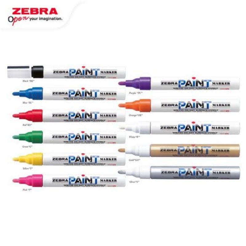 

Spidol Zebra Paint Marker