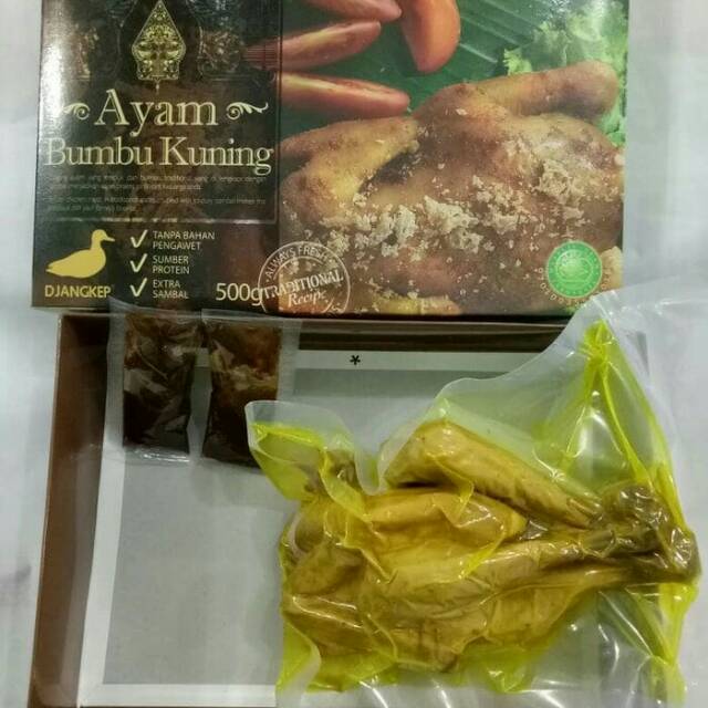 

Ayam bumbu kuning djangkep