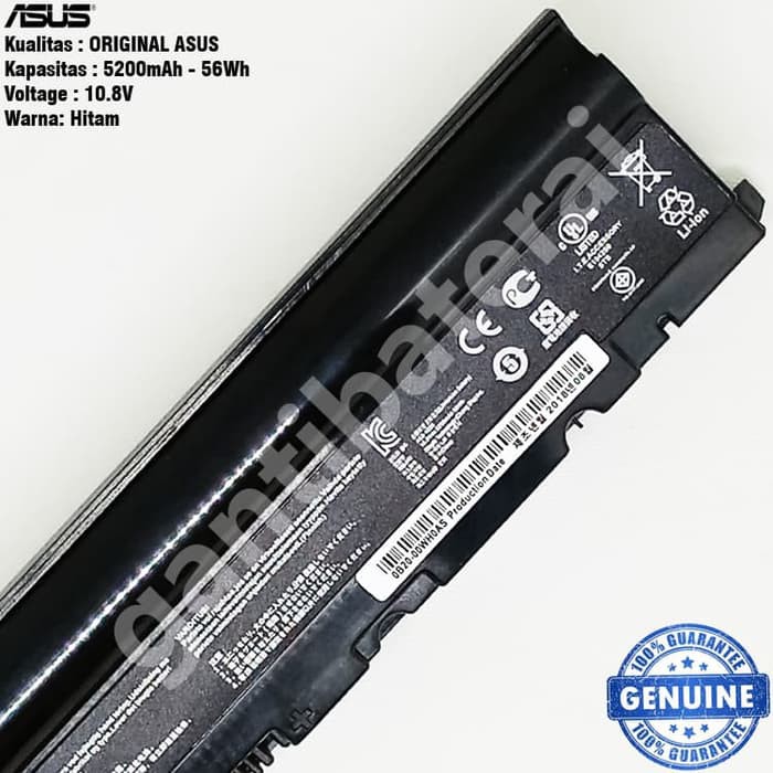 Original Baterai Asus Eee PC 1025 1025C 1225 1225C 1225B A32-1025