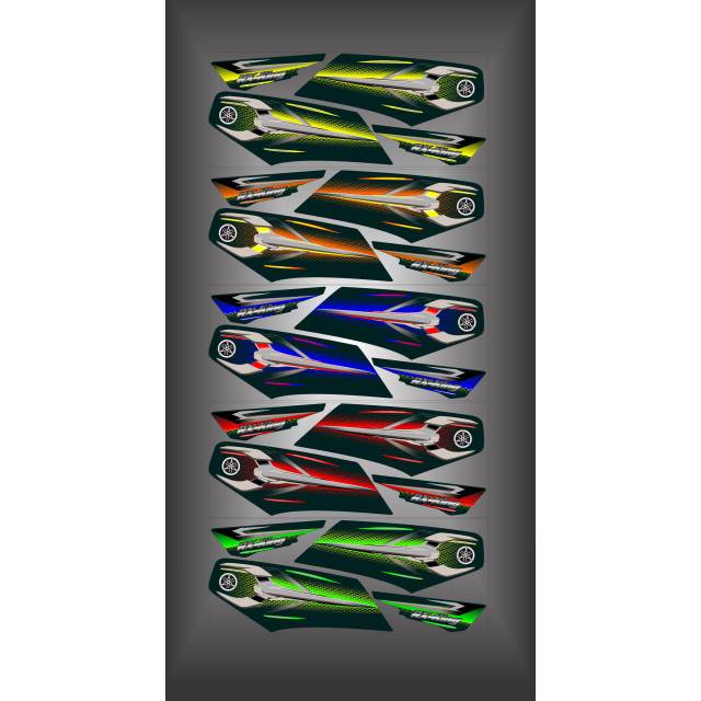 sticker rx king stiker motor striping motor RX KING aksesoris motor RX KING Striping rx king 2007