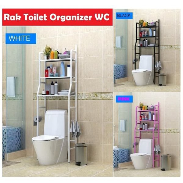 Rak Kamar Mandi Mtj1 Rak Mandi Sudut Rak Toilet Organizer Storage Rack Multifungsi