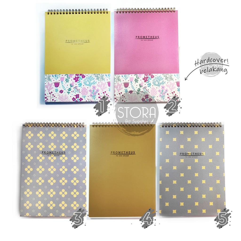 

Oxford Prometheus PP Cover Spring Buku Jurnal Spiral Ring Journal PPPB5002