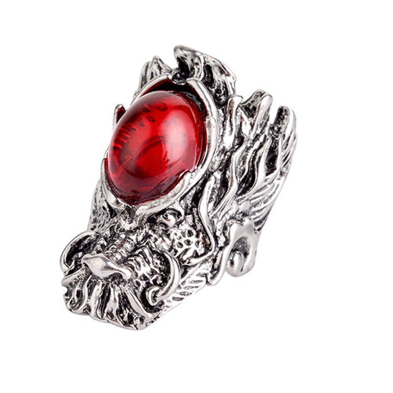 Cincin ruby Gaya retro