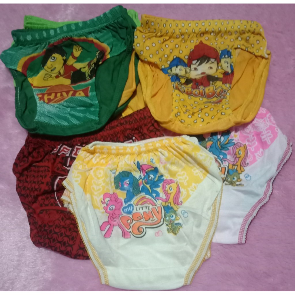 Celana Dalam Anak Motif Kartun 0-8 th cewek cowok