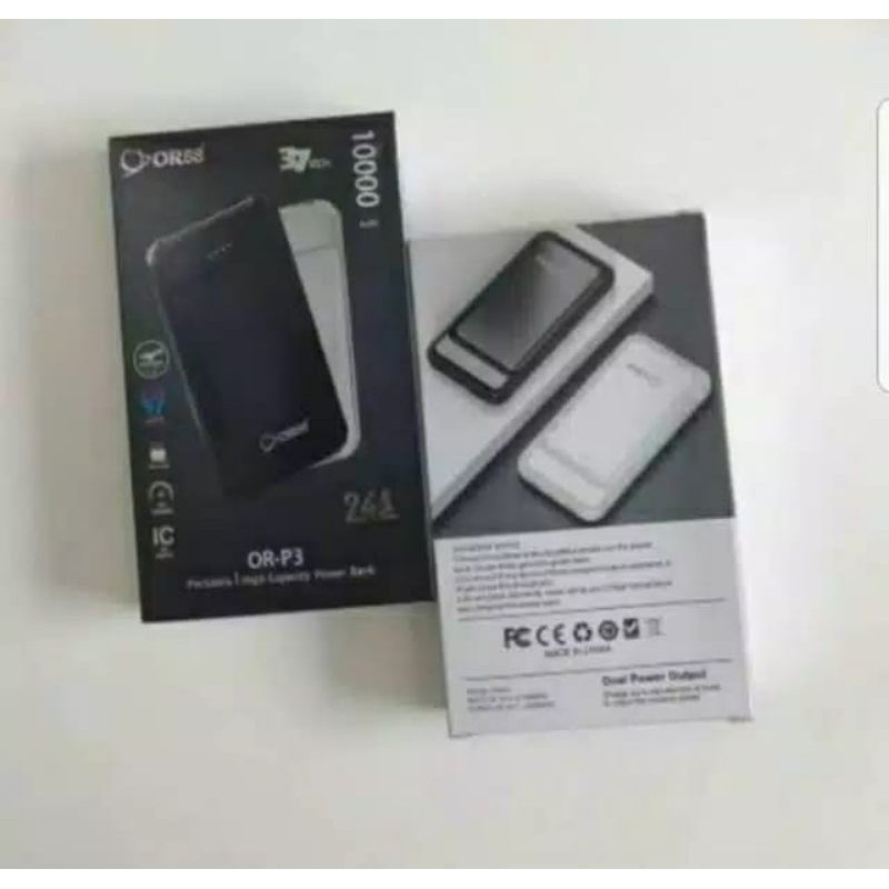 POWER BANK OR88 OR-P3 10000 MAH FAST CHARGING