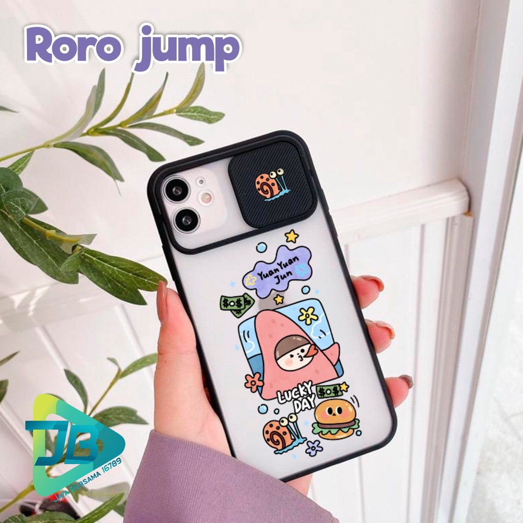 SOFTCASE SLIDE KAMERA RORO JUMP OPPO VIVO SAMSUNG XIAOMI REALME IPHONE ALL TYPE JB4941
