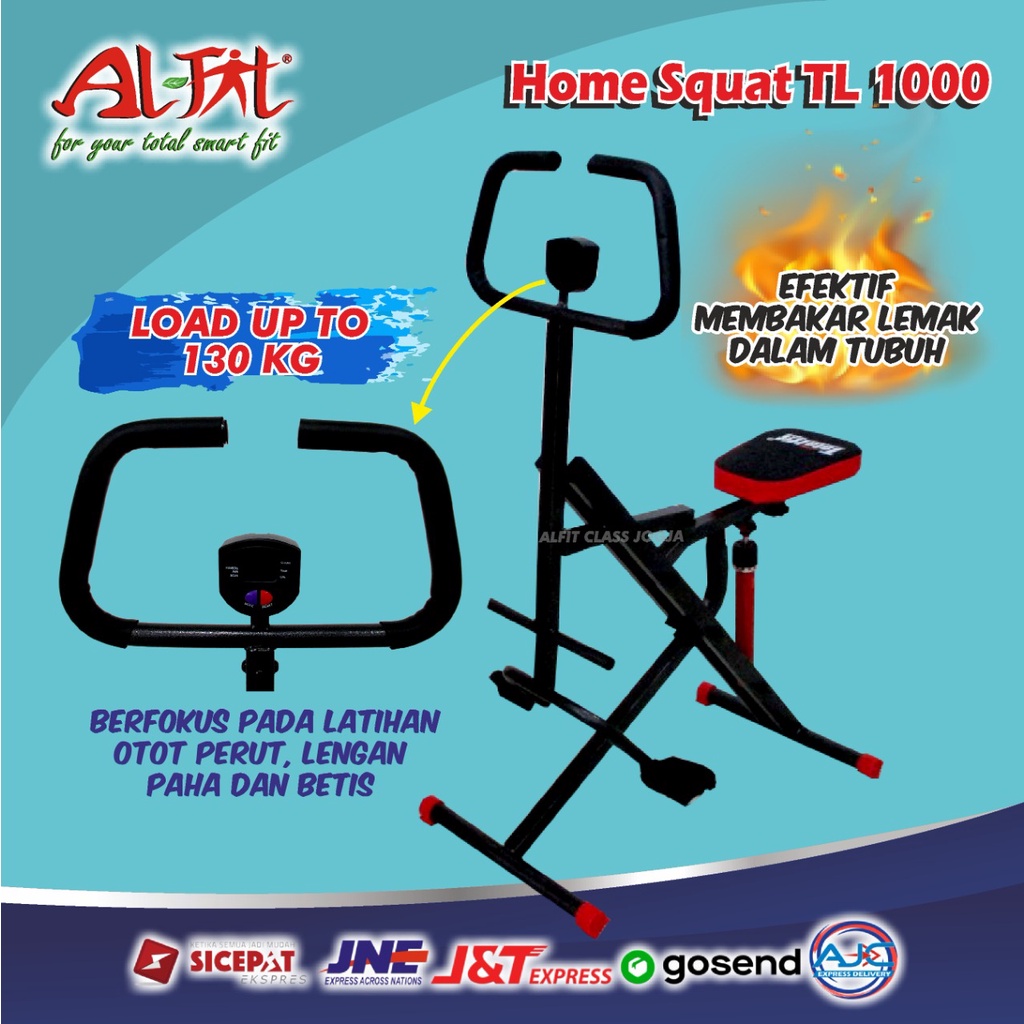 Alat Olahraga Gym Alat Fitness Power Squat Alat Olah Raga Fitnes Pengecil Perut Murah TL 1000