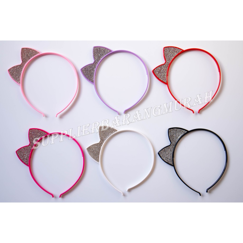 Bando Permata Dewasa Anak Model Kelinci Pita Bear FS1100