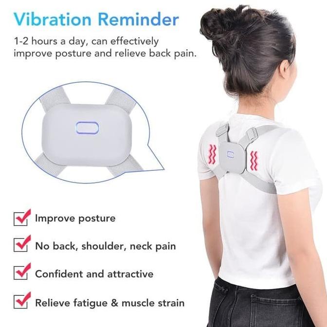 smart posture corrector adjustable vibration back posture corrector