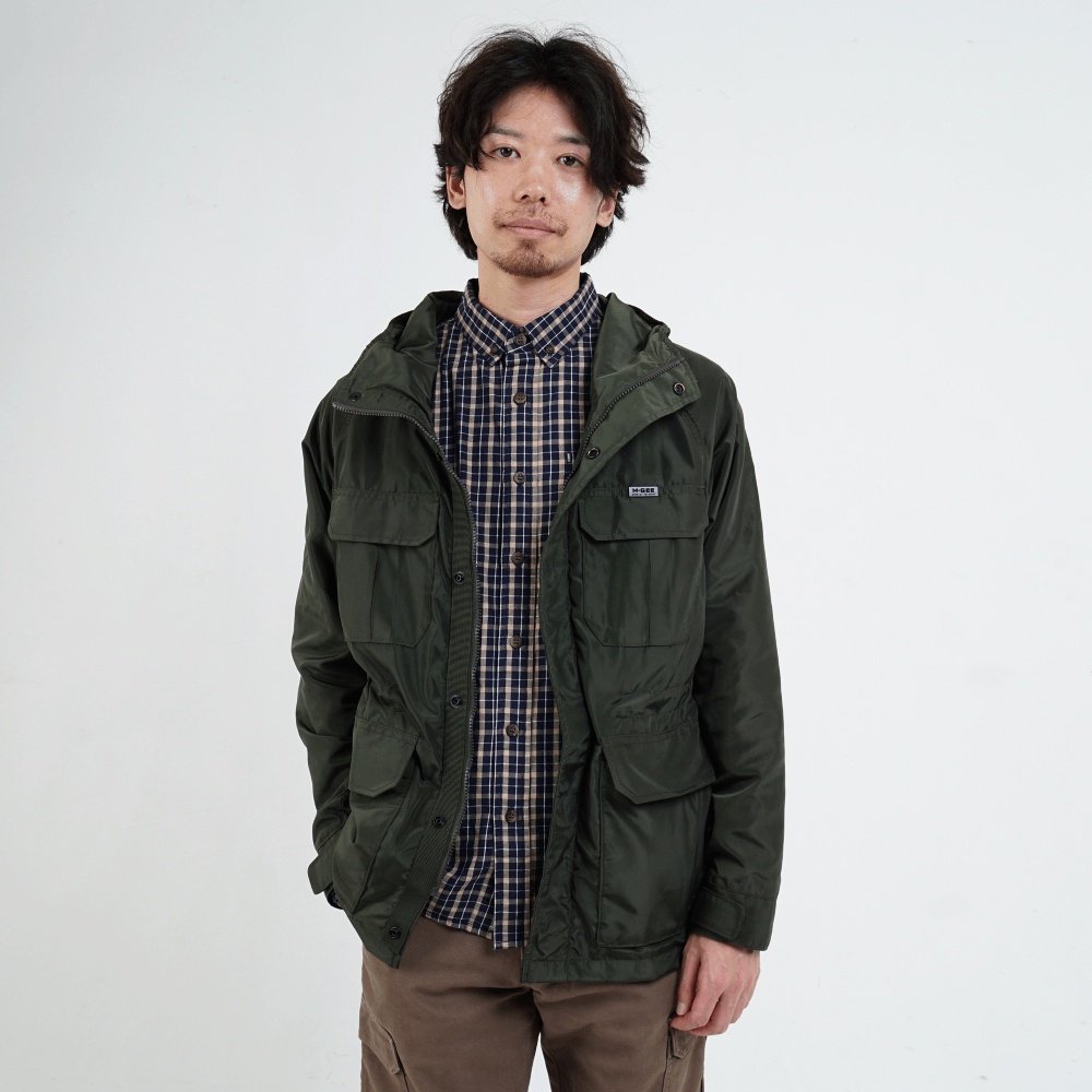 M.Gee Jaket Pria Tebal Jumbo Dewasa Mgee Original Parka C009 Green