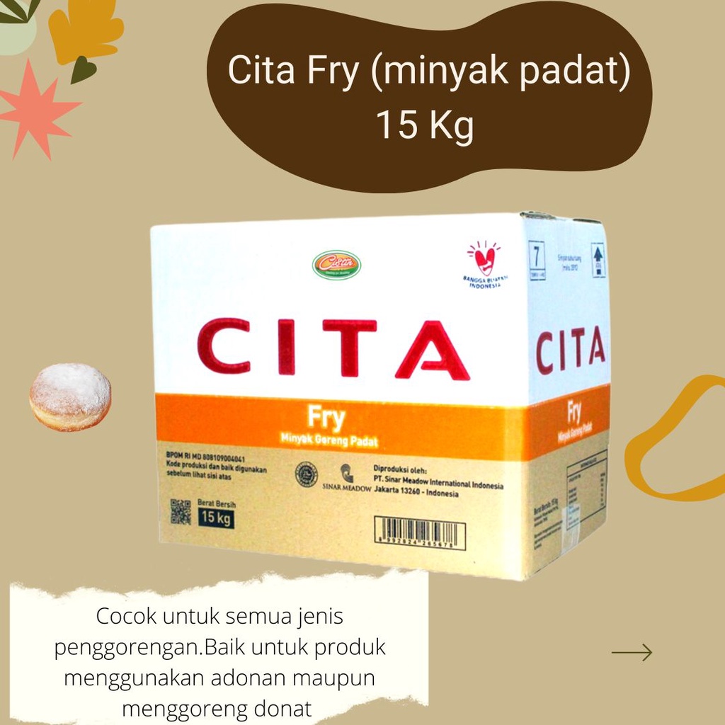 

MINYAK PADAT CITA FRY 1KG