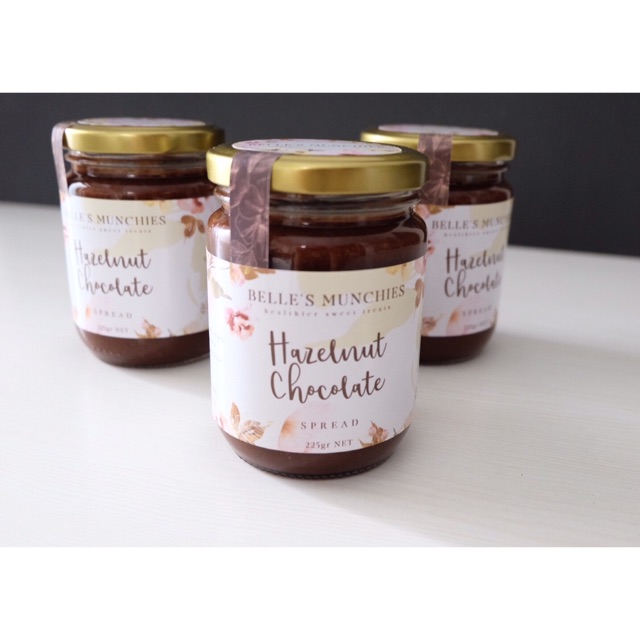 

Hazelnut chocolate spread / Selai hazelnut chocolate / vegan nutella / Nutella sehat
