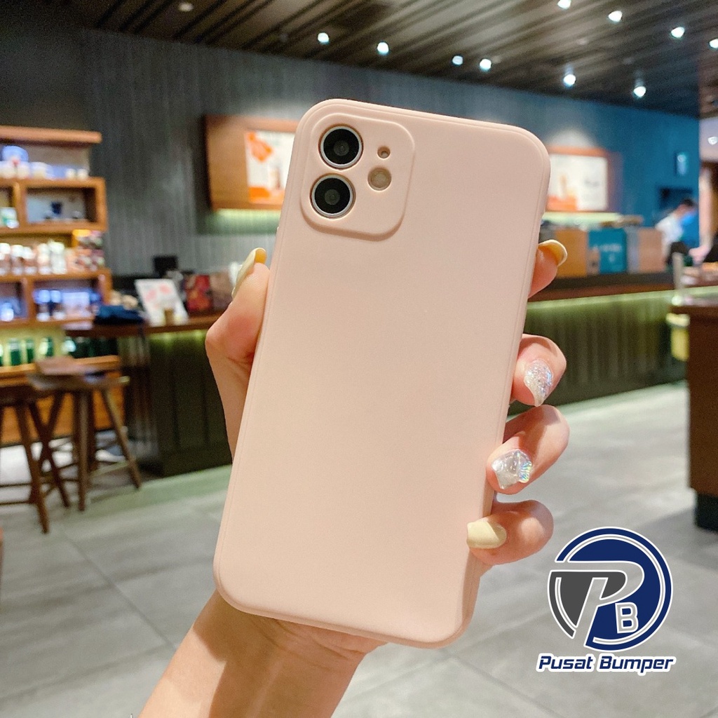 SOFTCASE MACARON PELINDUNG KAMERA VIVO Y91 Y93 Y95 Y91C Y1S Y90 Y21 Y21S Y33S Y53S V5 Y69 Y66 Y67 V9 Y85 PB1078-PEACH