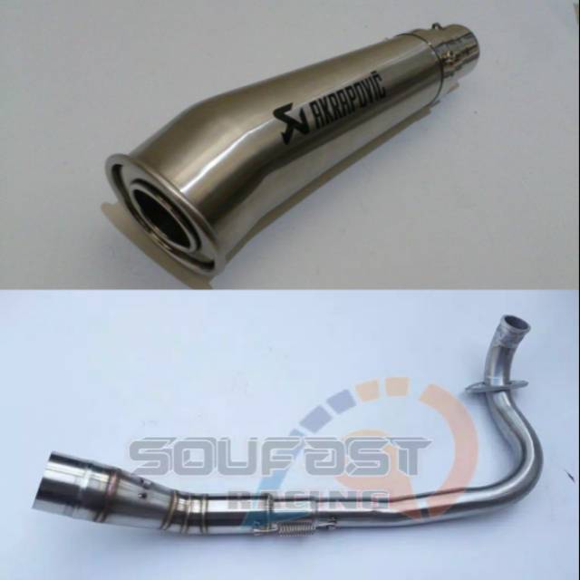knalpot PCX Akrapovic megaphone