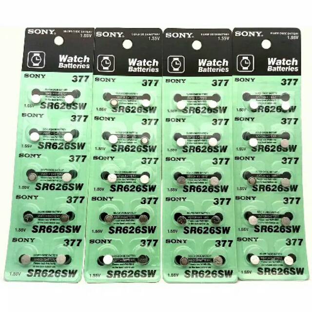 1packHot Sale Baterai Sony Murah SR626SW Satu Papan Isi 10 pcs