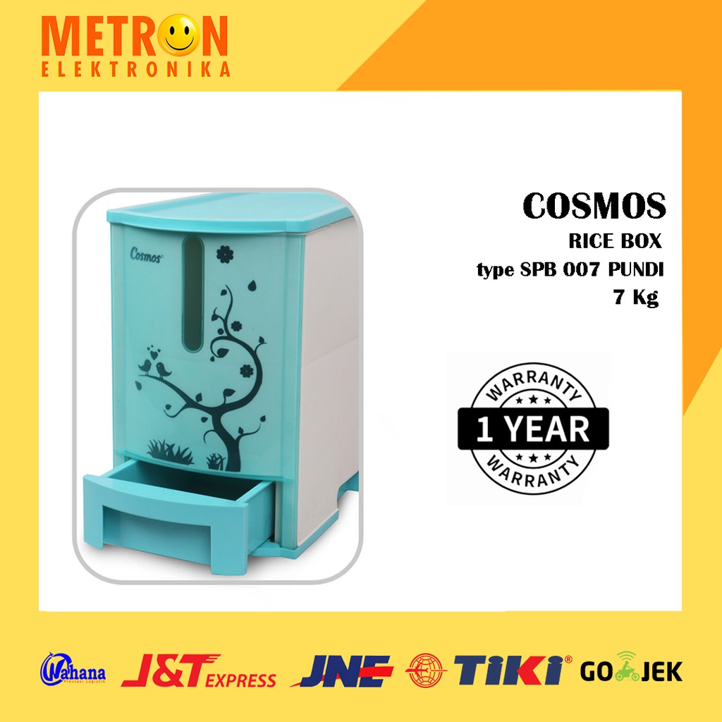 COSMOS SPB 007 PUNDI / RICE BOX 7 KG / TEMPAT BERAS / SPB007PUNDI