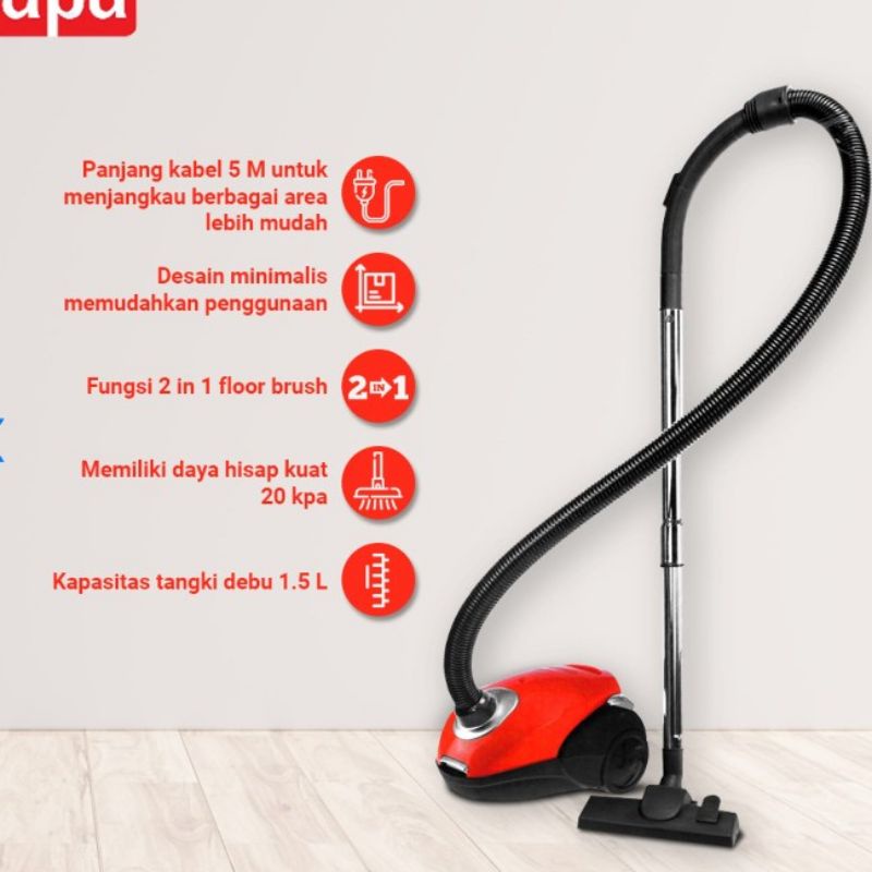 Alat Penghisap Debu Vacum Cleaner Ruangan APA 700 Watt